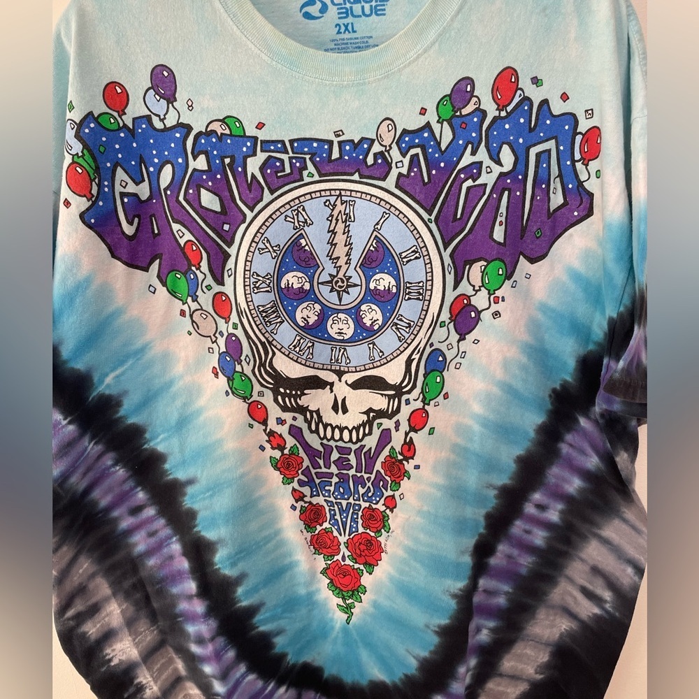 Vintage Grateful Dead In The Midnight Hour Tye Dye Shirt - Picture 2 of 5